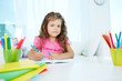 Girl drawing