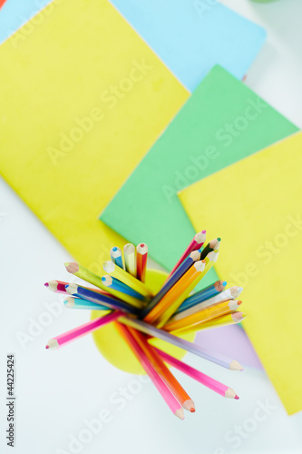 Photo: Pencils and copybooks Pencils and copybooks