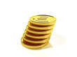 Illustration: Pile de monnaie Pile de monnaie