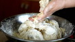 Video: Woman kneading a delicious sponge cake Woman kneading a delicious sponge cake
