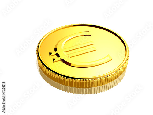 Illustration: Pièce de monnaie euro 2 Pièce de monnaie euro 2