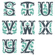 vintage alphabet. Part 3