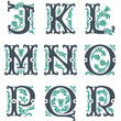 vintage alphabet. Part 2