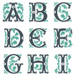vintage alphabet. Part 1