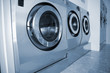 industrial washing machines in Commercial Laundromat