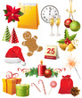 Christmas icons set