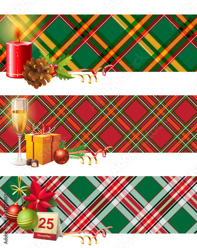 Vektor: Christmas banners Christmas banners