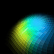 Abstract colorful mosaic background copy space.