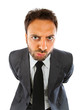 Businessman bored
