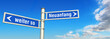 Wegweiser Neuanfang statt weiter so