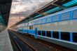 Foto: Train at railway station Train at railway station
