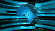 Video: Digital Planet Earth. With a bright abstract background. Digital Planet Earth. With a bright abstract background.