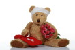 Teddybear with Roses