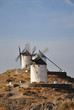 typical Spanish windmills in Consuegra, Spain
