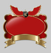 Vintage royal label vector