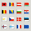 Label - European Flags
