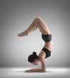 Asian Chinese Lady doing Yoga