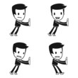 funny cartoon helper man