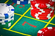 Roulette table