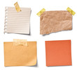 vintage note paper office business