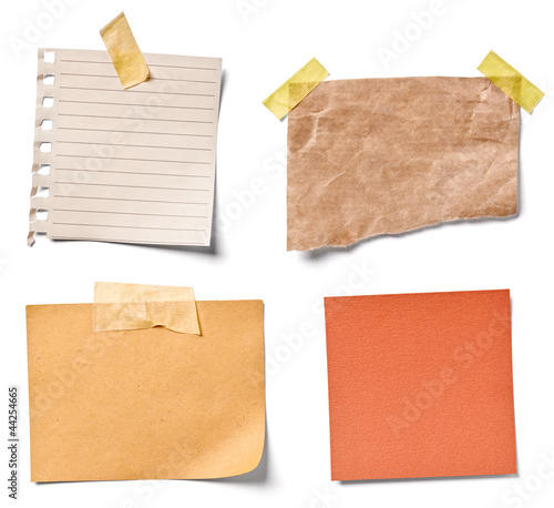 Photo: vintage note paper office business vintage note paper office business