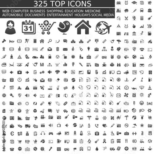 325 grey Top Icons