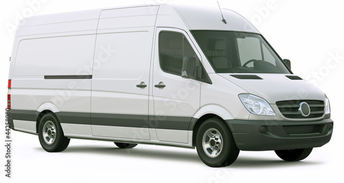 Illustration: Cargo van car Cargo van car