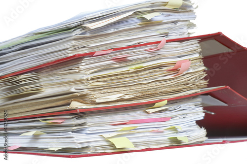 Photo: Stack of office file folders Stack of office file folders