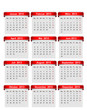 Vector: Kalender 2013 Kalender 2013