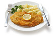 wiener schnitzel, veal cutlet, austrian cuisine