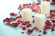 beautiful aromatic candle