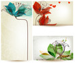 Vintage floral backgrounds