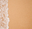 water surf edge on beach sand