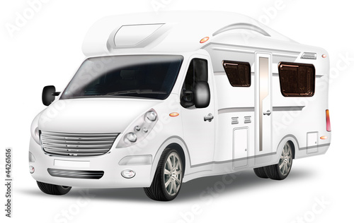 Illustration: Luxus-Wohnmobil Luxus-Wohnmobil