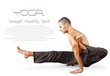 Photo: Young man in yoga pose Young man in yoga pose