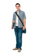 Teenager mit Schultasche