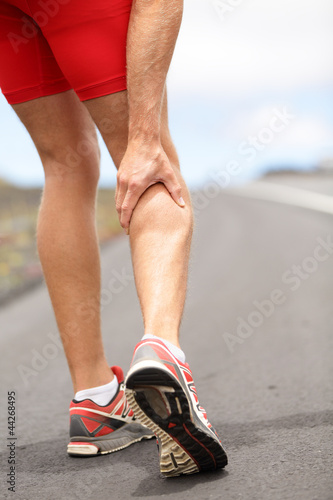 Photo: Cramps in leg calves Cramps in leg calves