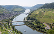 Photo: Landscape with the river Moselle near Neef in Germany Landscape with the river Moselle near Neef in Germany