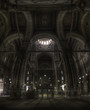 Stitched Panorama - Refaie/Sultan Hassan Mosque in Cairo Egypt