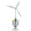 turbina eolica in bulbo lampadina