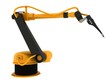 Photo: Industrial Robotic Arm Isolated Industrial Robotic Arm Isolated