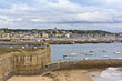Ancient defensive walls in Saint-Malo, France