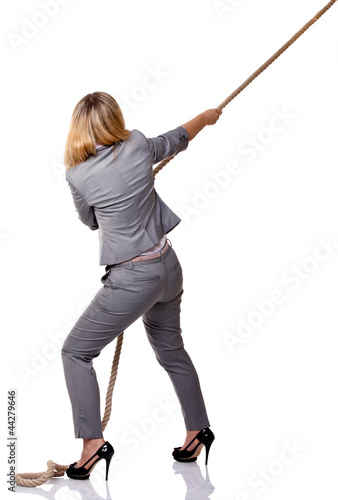 Foto: woman with rope woman with rope