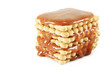 cookies with creme caramel, dulce de leche