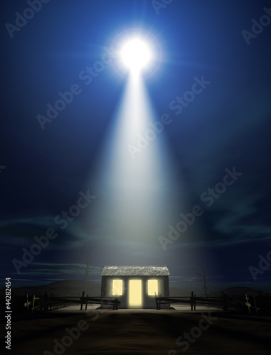 Illustration: Christ's Birth In A Stable Christ's Birth In A Stable