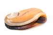 Fresh mussel isolated on white background