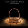 empty basket and empty interior
