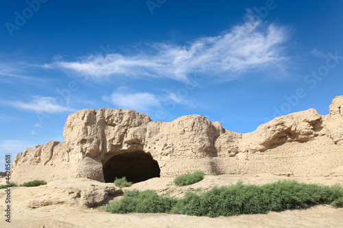 Photo: the jiaohe ruins the jiaohe ruins