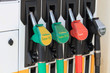 Photo: Zapfsäulen an der Tankstelle Zapfsäulen an der Tankstelle