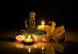 spa still-life with candles